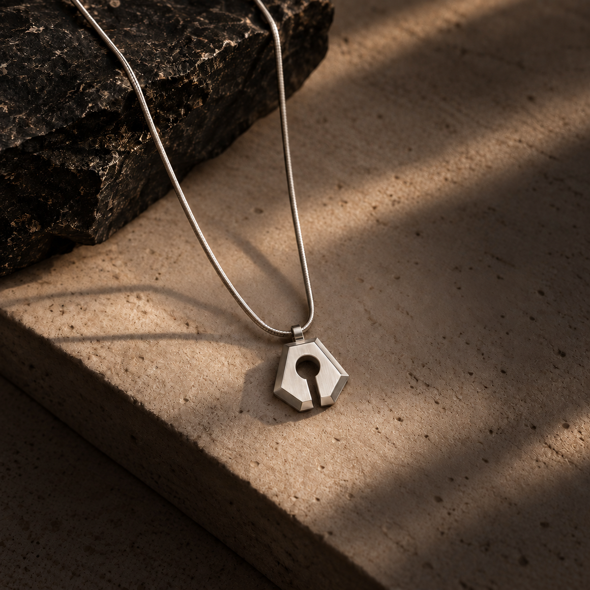 Unlock Consciousness Pendant in 925 Silver