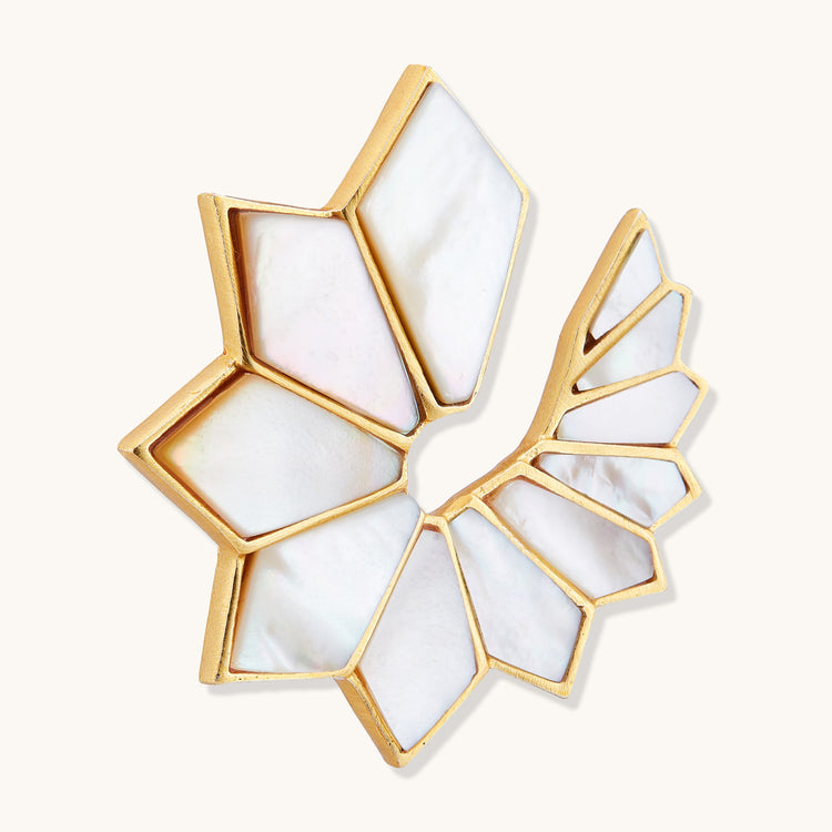 mother of pearl earring handmade in India
