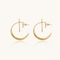 La Luna Earring Yellow Gold