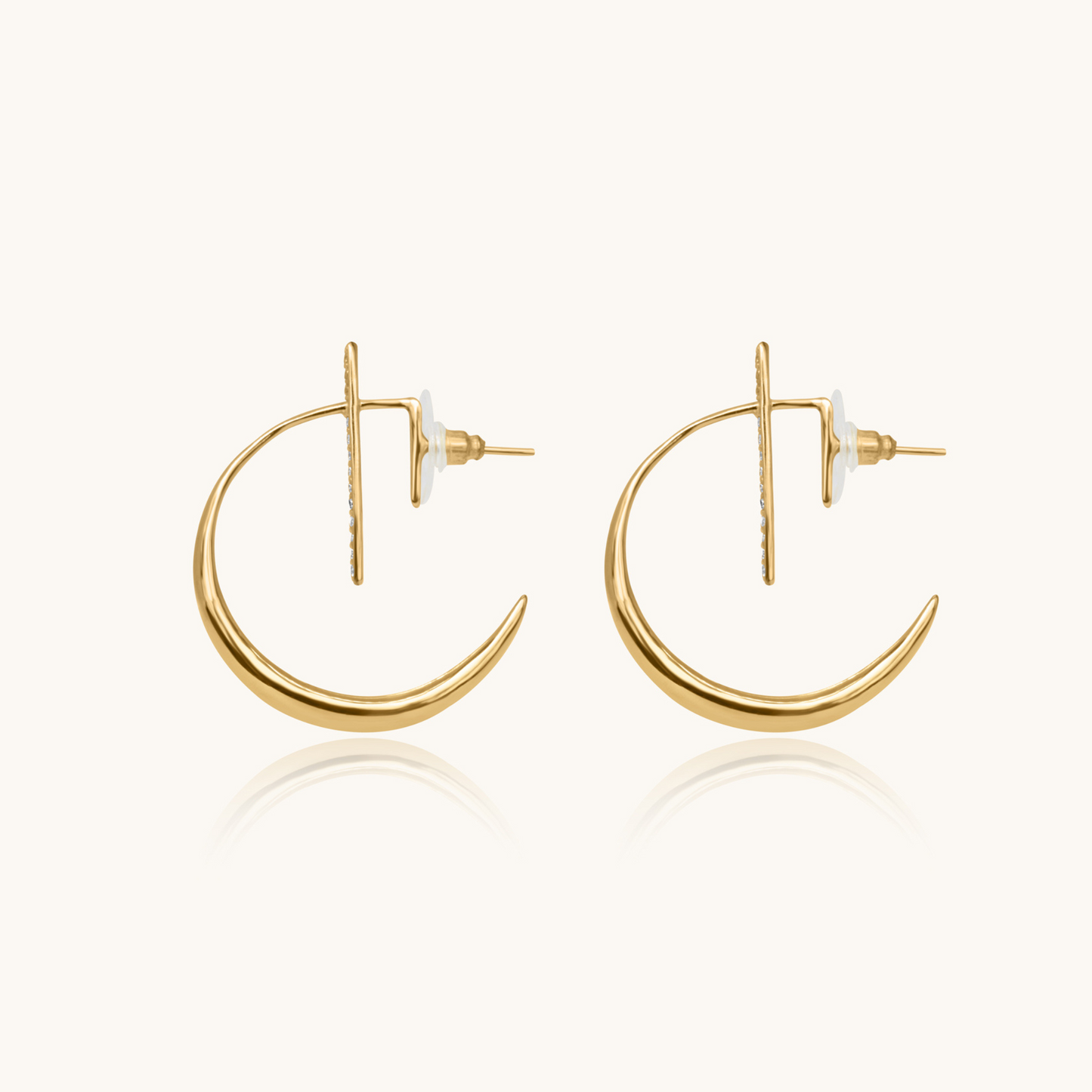 La Luna Earring Yellow Gold