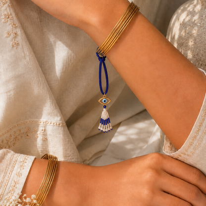 Lumba Evil Eye Pendant Rakhi