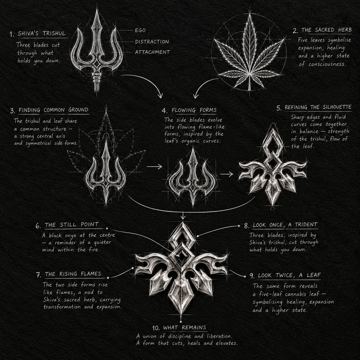Blaze Pendant in 925 Silver