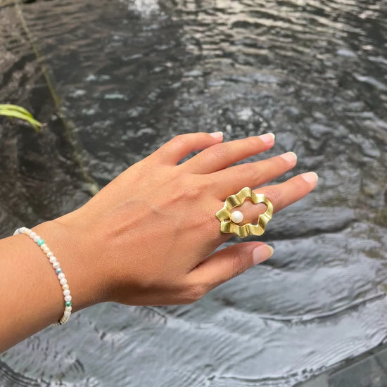 Pearl Drop Ring